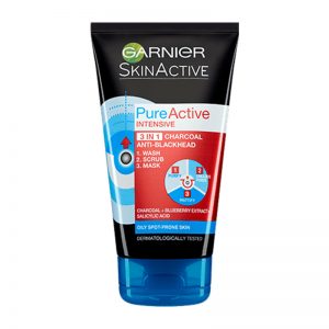 ژل شستو شوی صورت اکتیو پوست گارنیر 3 در 1